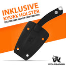 Wolfgangs VERITI Neck Knife Messer - inklusive Kydex Scheide und Kugel Halskette zum umhängen - Mini Tactical Survival Outdoor Messer für verstecktes tragen