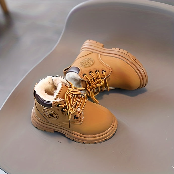 Rebolet | Wasserfeste Fleece-Winterstiefel für Jungen – Mit Warmfutter & Profilsohle