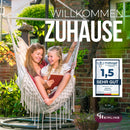 HEIMLING® Hängesessel Indoor & Outdoor XXL [All Inclusive Paket mit Aufhängung + 3 Kissen] Hängesessel Kinder & Erwachsene bis 150 kg | Hängematte Indoor Wohn- Schlafzimmer, Garten Balkon Terrasse