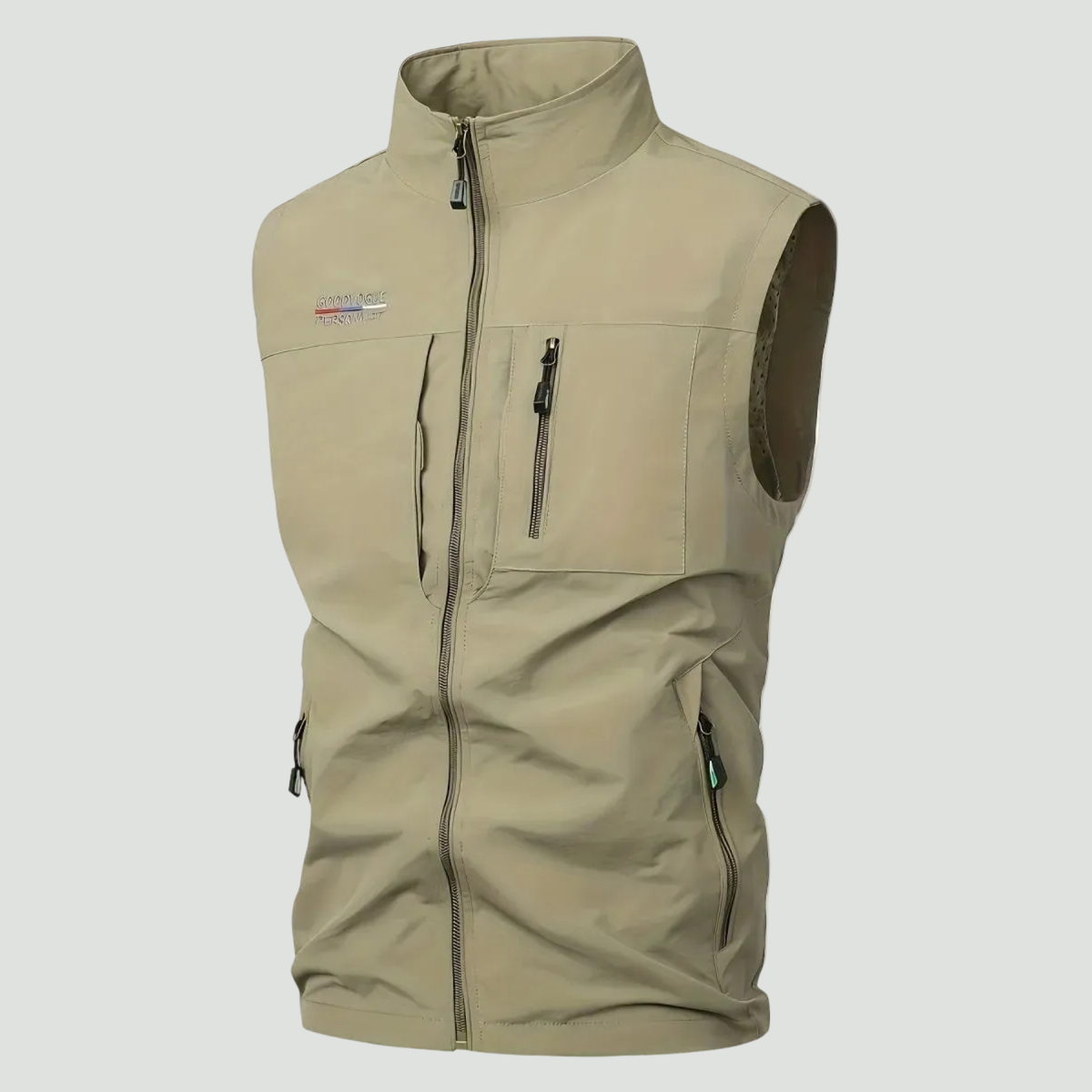Leichte Multitaschen-Outdoor-Weste – schnelltrocknend, aktiv