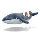 Aurora Snail and The Whale Soft Toy, 61238, 7in, Grey, for Fans of The Book by Julia Donaldson and Axel Scheffler, Blue