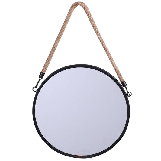 Rebolet| Runder Wandspiegel mit Seilaufhängung 30 cm