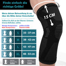 VIGO SPORTS® Kniebandage mit spezieller Mehrzonen Kompression I Anti Rutsch Knieschoner für sicheren Halt I Bandage Knie gibt Kraft und unterstützt die Bewegungsfreiheit I ideal für Frauen und Herren