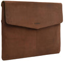 LEABAGS Mississippi 13 Zoll Laptopsleeve aus echtem Büffel-Leder im Vintage Look