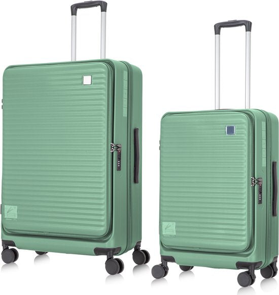 Rebolet | 2-teilige Hartschalen-Kofferset mit Laptopfach – Berlin