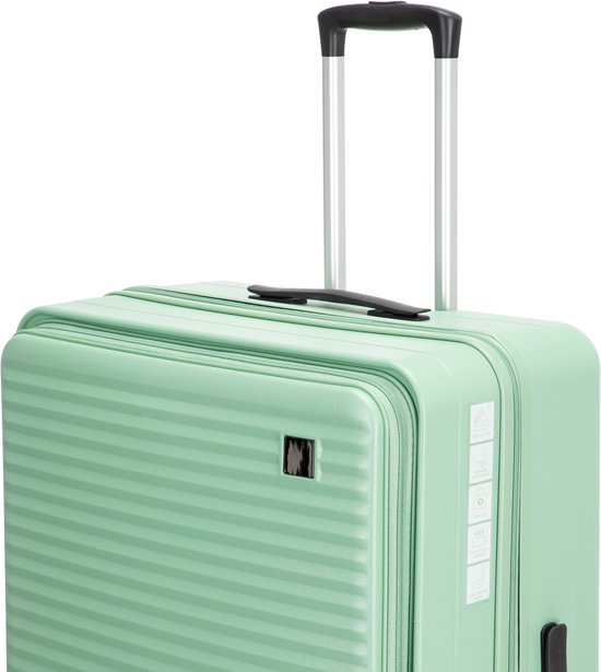 Rebolet | 2-teilige Hartschalen-Kofferset mit Laptopfach – Berlin