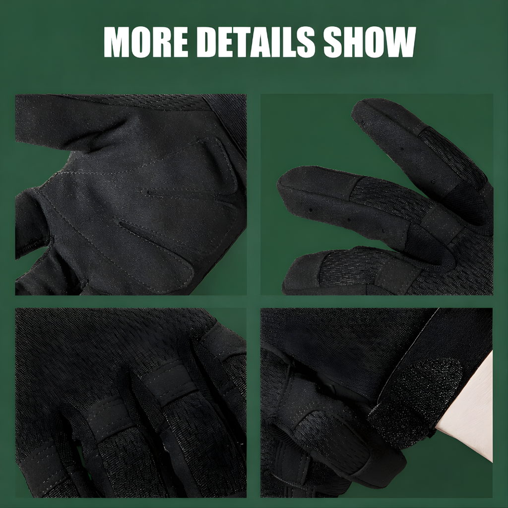 Herren Vollfinger-Outdoor-Handschuhe – leicht, atmungsaktiv