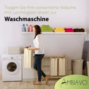 AMBIAVO® Wäschekorb 3 Fächer