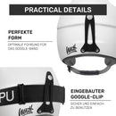 Westt Skihelm Herren Damen Snowboardhelm Freeride Skitouren Helm Schneesporthelm, leicht atmungsaktiv, weiß, 56-58 cm