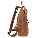 LEABAGS Leder Rucksack Damen & Herren I Echtleder Premium Daypack I Eleganter Backpack Frauen & Männer I Lederrucksack