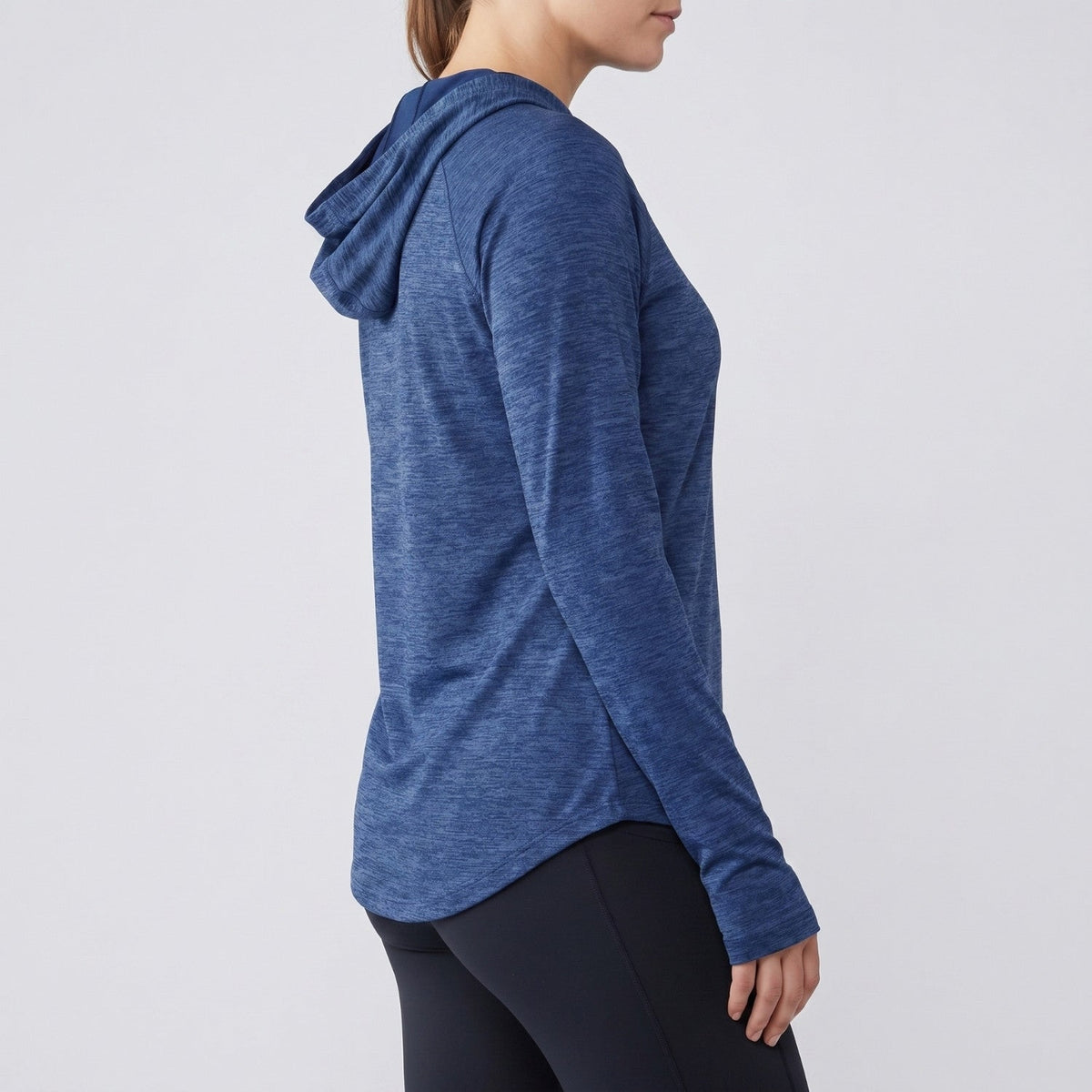 Damen Sonnenhoodie mittelschwer – UPF 50+ UV-Schutzoberteil mit Kapuze