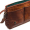 NAMA 'Charlie' Umhängetasche Echtes Leder L 16 Zoll Messenger Bag Schultertasche Vintage Aktentasche Business Tasche Lehrertasche Laptoptasche Naturleder Braun