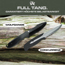 Wolfgangs W-KIDS - Schnitzmesser Kinder mit Süßem Kindermesser Führerschein - Outdoor Kinder Messer Set mit Scheide und Feuerstahl - DAS Kinder Schnitzmesser für das erste große Abenteuer