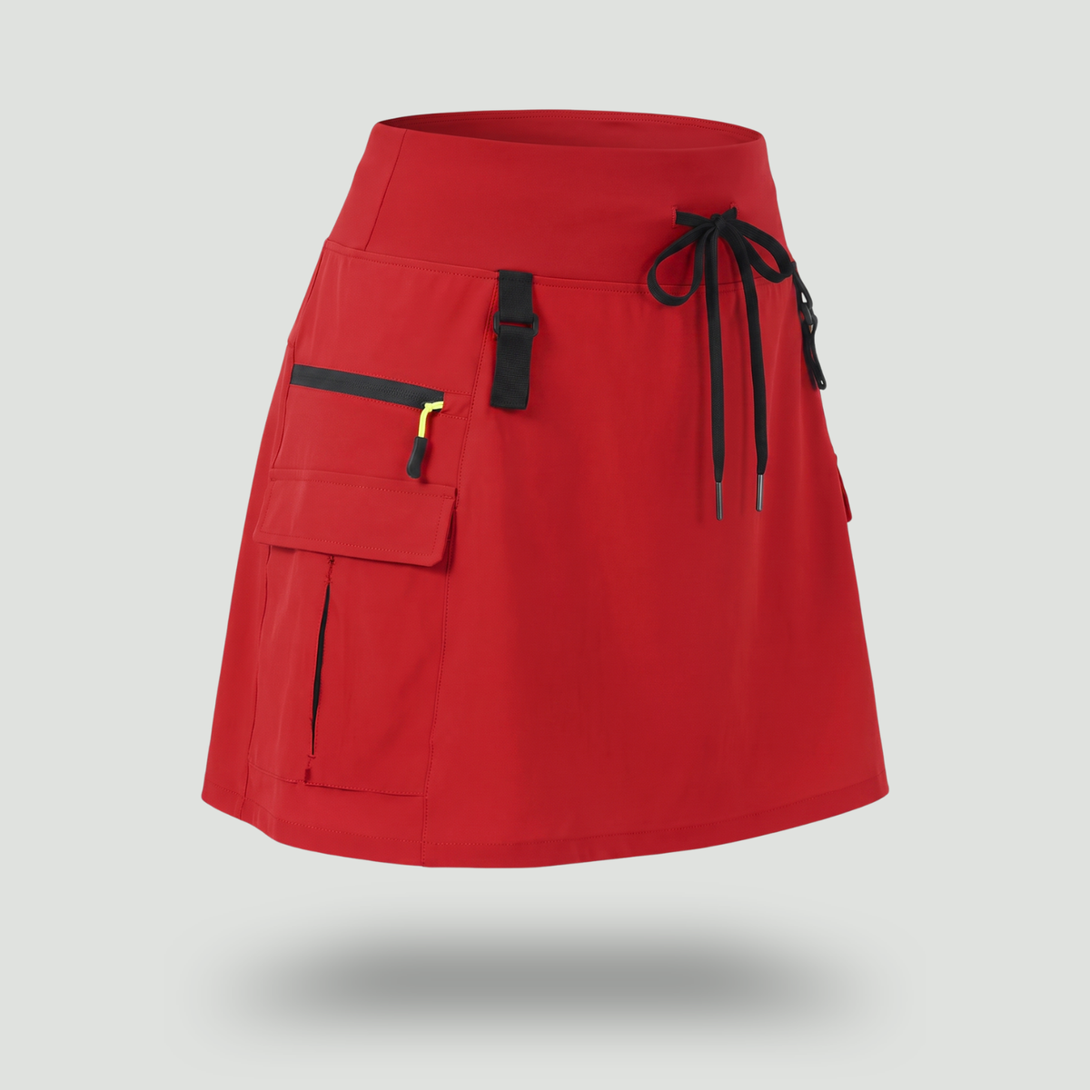 Damen Cargo-Skort mit Taschen – High-Waist, schnelltrocknend