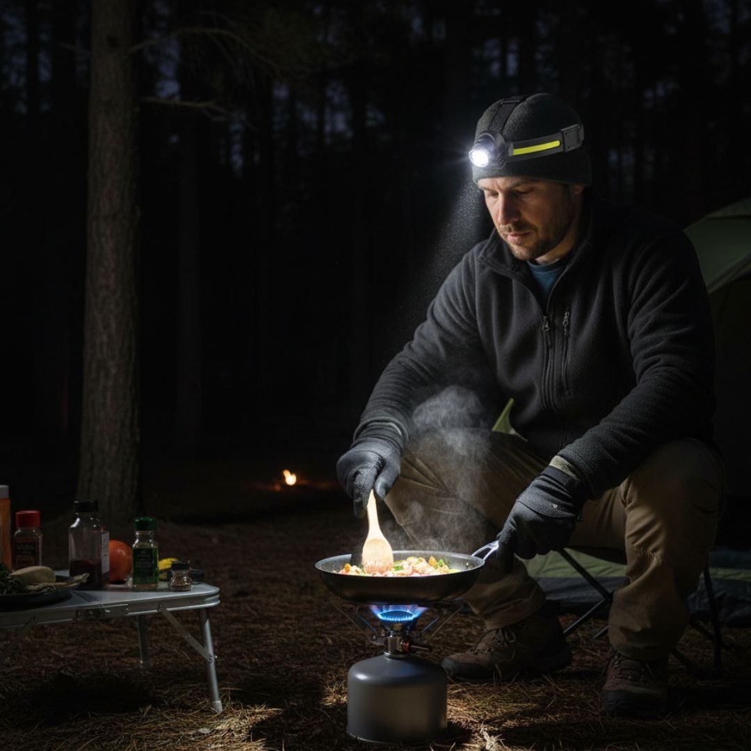 Rebolet | Profi Stirnlampe 1000 Lumen inkl. Rotlichtmodi