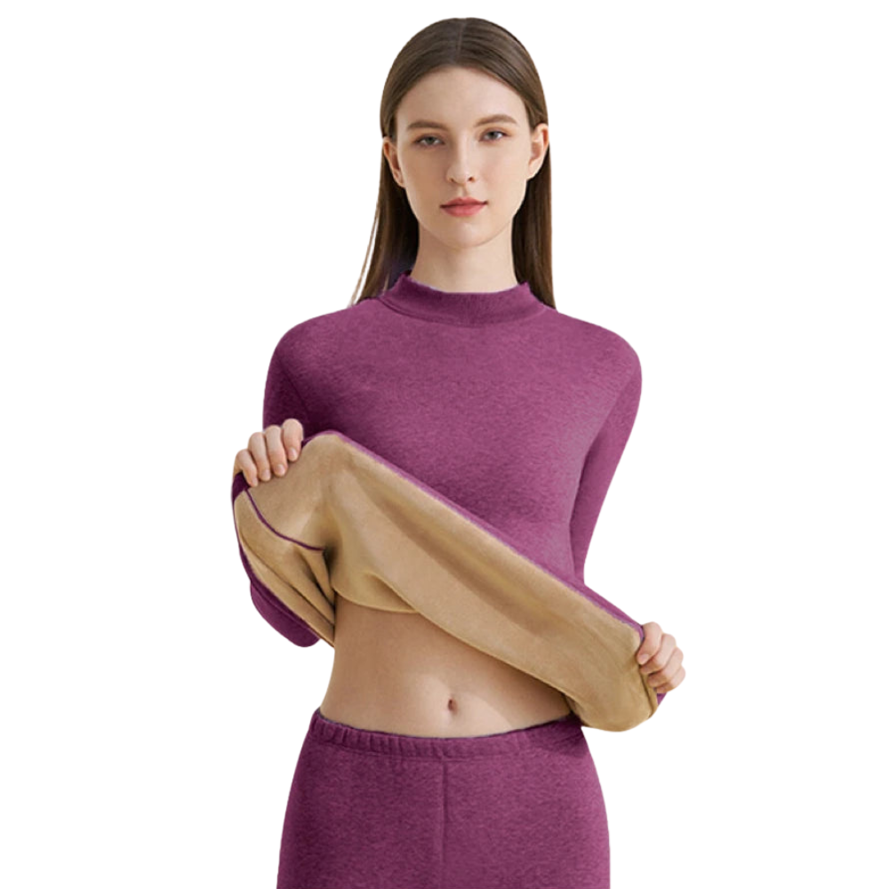Rebolet | HeatLoom – Damen Thermounterwäsche Set nahtlos & extra dick für Winter