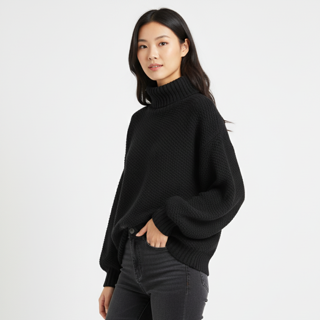 SandLoom Rollkragenpullover