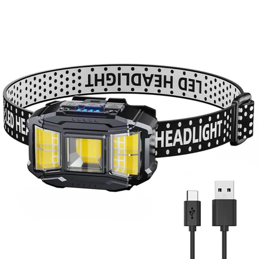 | NightVanta Aufladbare COB-LED-Stirnlampe