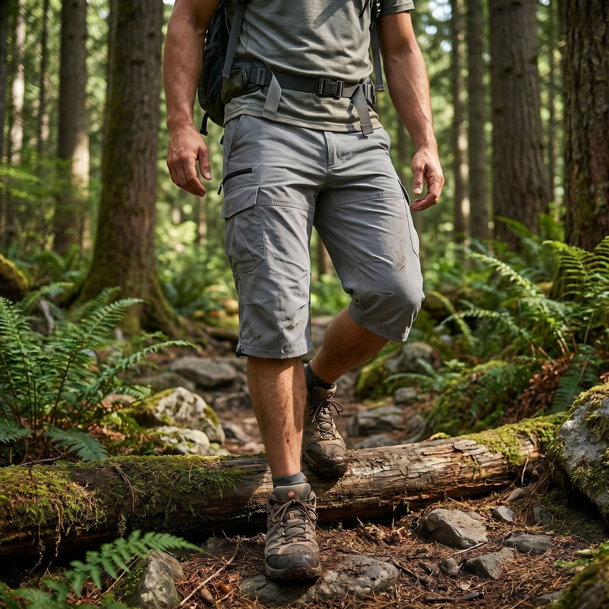 Outdoor-Cargoshorts mit Utility-Taschen – leichtes Design