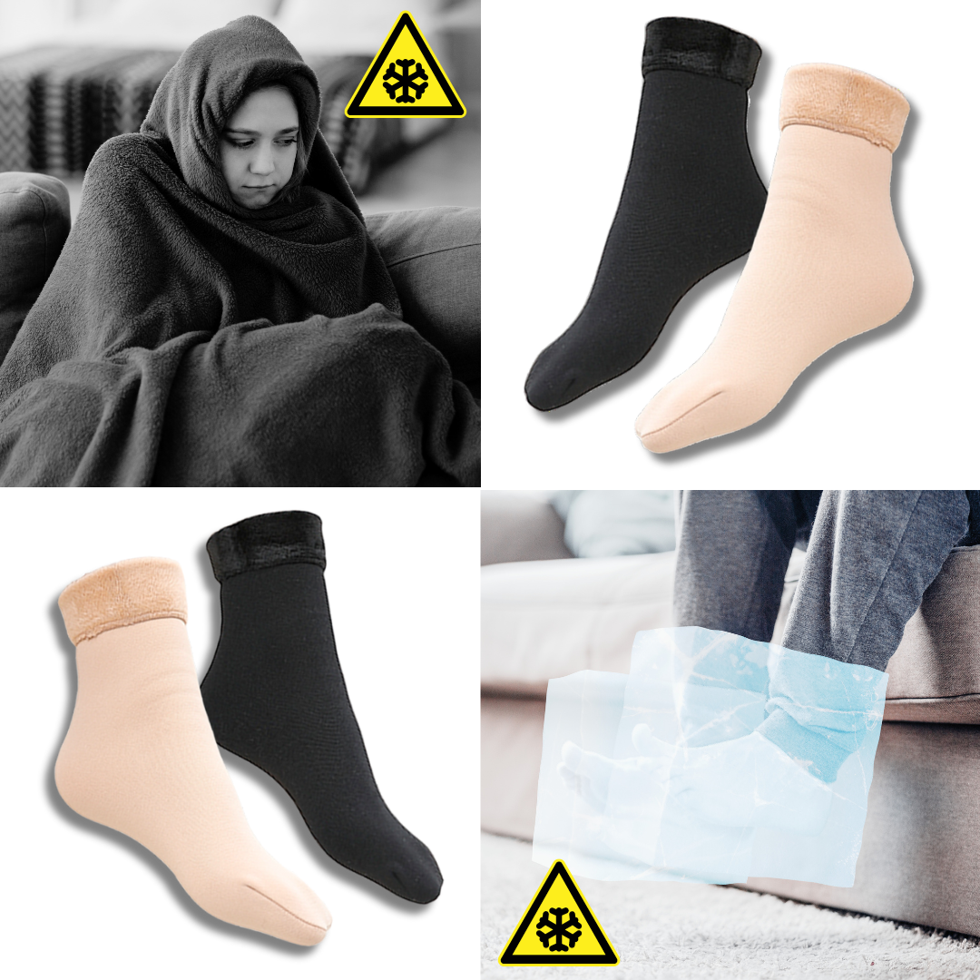 Rebolet | 1+1 GratisAktion - Comfysocks Thermosocken - Unisex Einheitsgröße - für warme Fußmomente