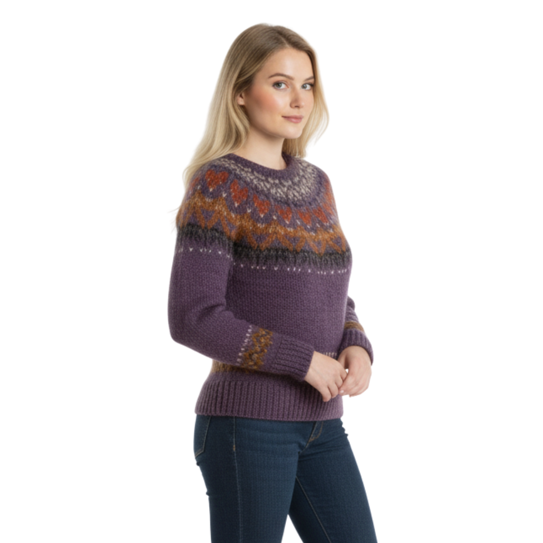 FrostLoom Nordischer Strickpullover