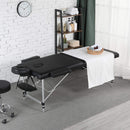 Yaheetech Mobile Massageliege 70 cm Breit Alu Massagetisch Höhenverstellbar 2 Zonen Klappbar mit Tragetasche und Kopfstütze bis 250 kg Belastbar