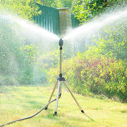 Rebolet | Gardexon – Sprühgerät 360° Edelstahl-Stativ – Gartenbewässerung