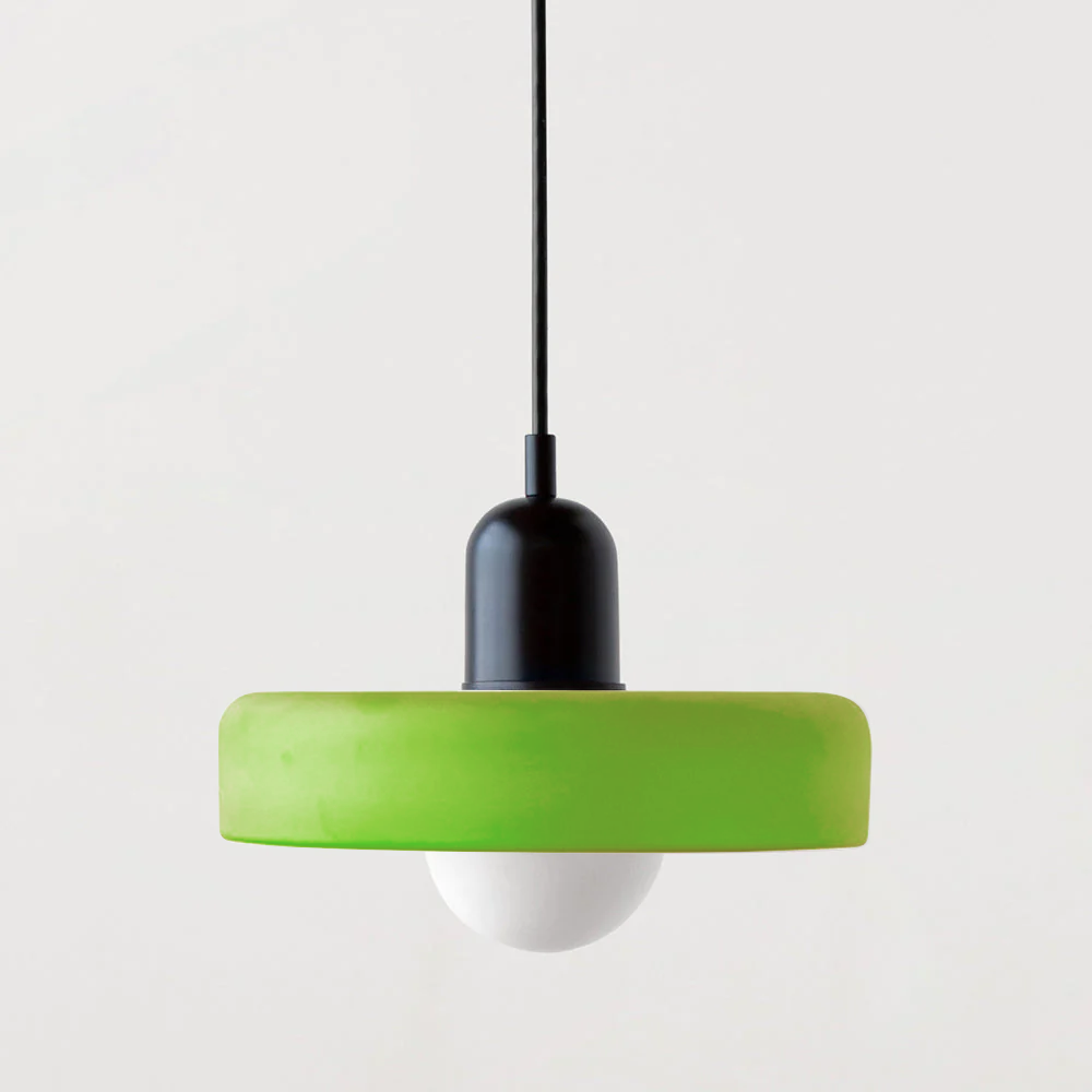Rebolet | Bauhaus-Pendelleuchte aus farbigem Glas