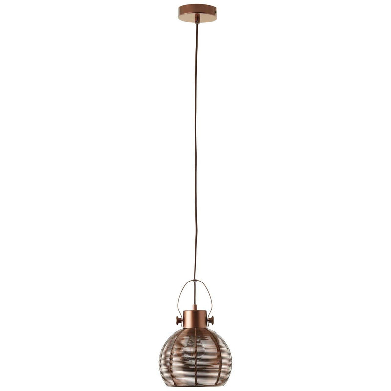 Brilliant Lampe Sambo | Pendelleuchte 6 20cm A60, E27, braun/Kaffee 1x –