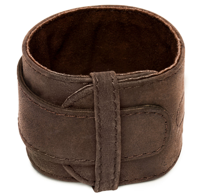 LEABAGS Knoxville Armband aus echtem Büffel-Leder im Vintage Look