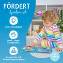 Famifidus Busy Board Deutsch - Unser Montessori Spielzeug für die Entwicklung deines Kindes I Das Activity Board als tolles Geschenk & super Reisespielzeug