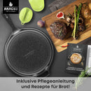 Gusseisen Topf 2in1 mit Grillpfanne/