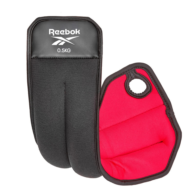 Reebok Unisex Handgelenk-gewichte - Handgelenk Gewichte 1Kg, Schwarz, 1 KG EU