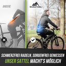 MUNATURA Fahrradsattel mit Memory Foam und Federung – Fahrradsattel Herren bequem – Ergonomischer und Wasserdichter Fahrrad Sattel - Fahrradsattel Damen