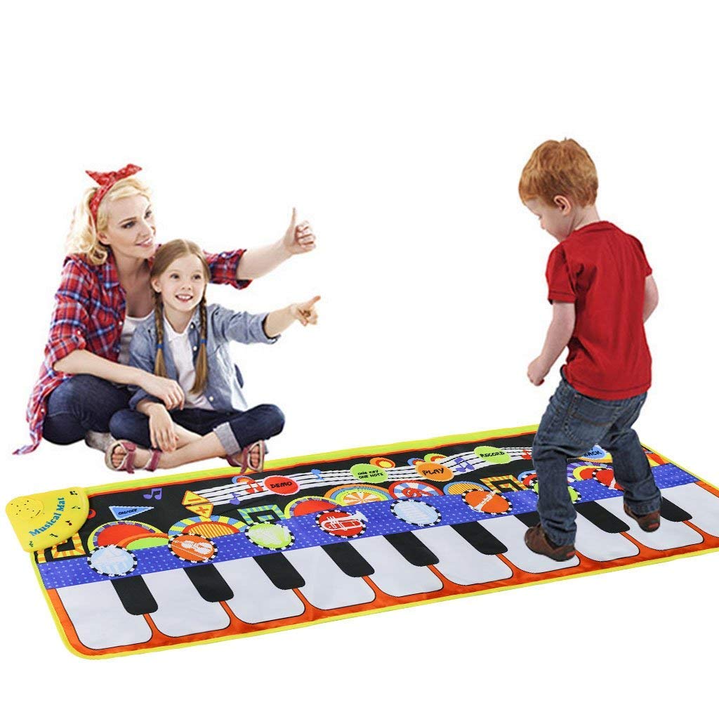 Musikalische Spielmatte für Kinder, Instrumente & Spaß