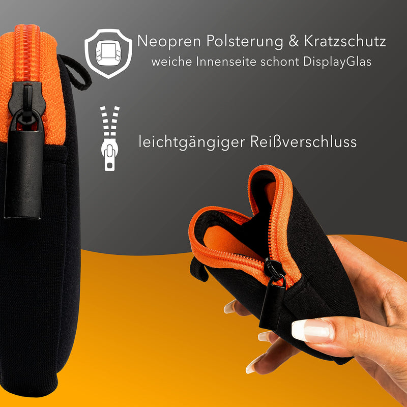 Wheeloo Neopren Schutzhülle für Bosch Intuvia I Displayschutz für E-Bike Display I wasserdicht und stoßfest I Fahrradcomputer Schutztasche wasserdicht I Hülle Schutztasche Cover