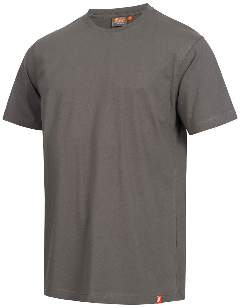 Nitras Motion TEX Light Arbeits-T-Shirt - Kurzarm-Hemd aus 100% Baumwolle - für die Arbeit - Grau - S