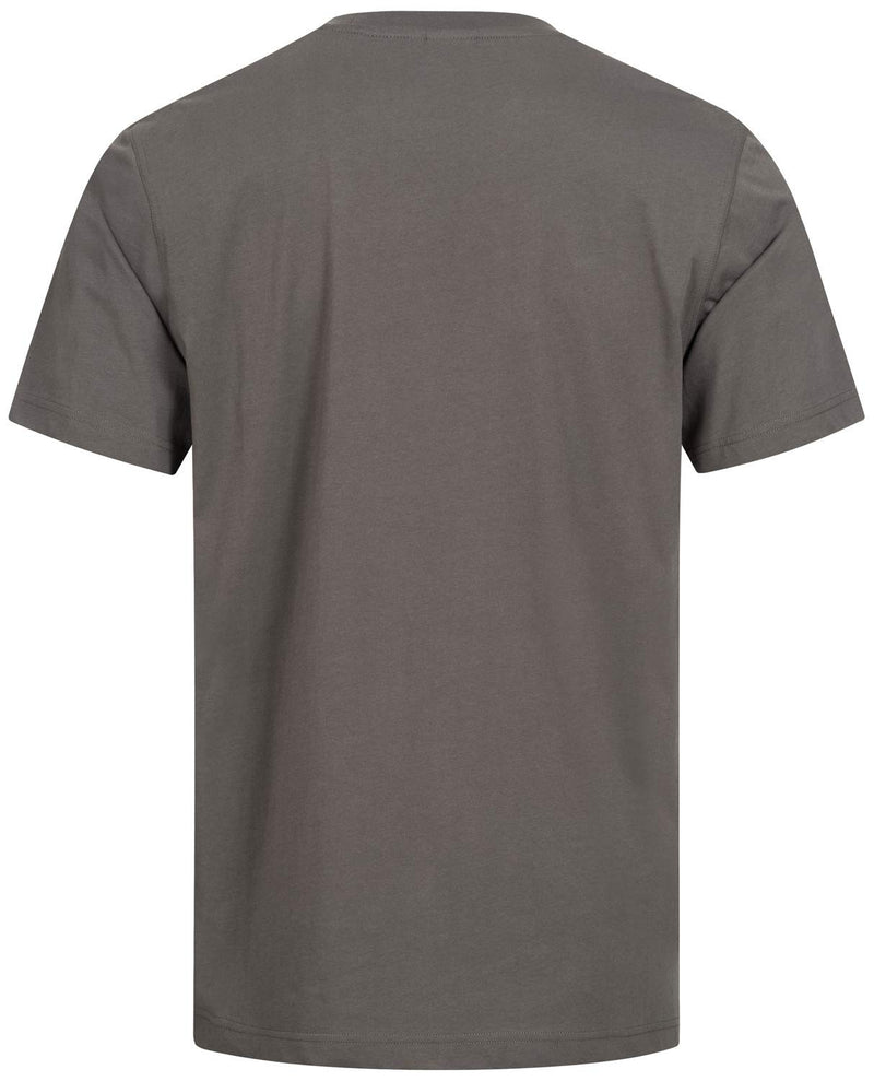 Nitras Motion TEX Light Arbeits-T-Shirt - Kurzarm-Hemd aus 100% Baumwolle - für die Arbeit - Grau - S