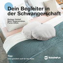 BabybeFun Schwangerschaftskissen [Platzsparend] Pregnancy Pillow für optimale Seitenlage mit Verstellbarer Größe für Schlafkomfort und gegen Rückenschmerzen | Weiß