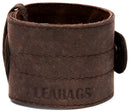 LEABAGS Knoxville Armband aus echtem Büffel-Leder im Vintage Look