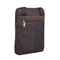 TALED Leder Umhängetasche Herren & Damen I Messenger Bag mit Schultergurt I Schultertasche I Arbeitstasche I Tragetasche I Handtasche I Echtleder Tasche I Nature Dunkelbraun