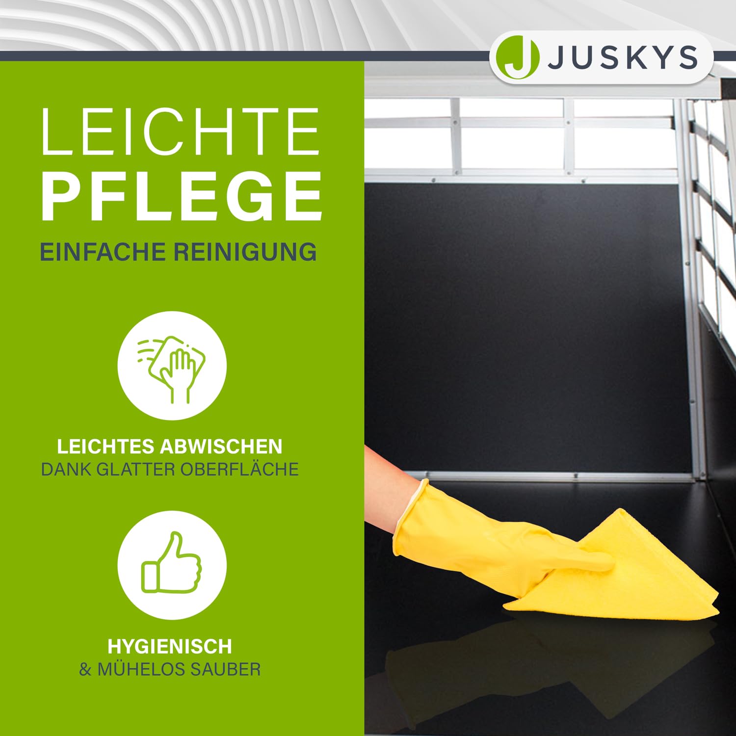 Juskys Alu Hundetransportbox XL - 96 × 91 × 70 cm — Auto Hundebox robust & pflegeleicht — 2 Gittertüren verschließbar - Reisebox für Hunde