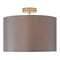 BRILLIANT Lampe Clarie Deckenleuchte 40cm eisen/grau | 1x A60, E27, 60W, geeignet für Normallampen (nicht enthalten) | Für LED-Leuchtmittel geeignet