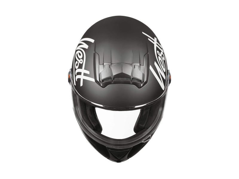 WESTT Storm Motorrad-Integralhelm I Motorradhelm schwarz-matt I innovativer Smart-Helm I stoßfester Motorradhelm I Integralhelm Herren & Damen I Mopedhelm I ECE Zertifiziert I Größe S