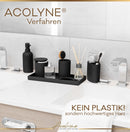 𝐀𝐜𝐨𝐥𝐲𝐧𝐞® Premium 5-teiliges Badezimmer Set aus [Hochwertigem Harz] als Bad Accessoires | Seifenspender oder Organizer | Zahnputzbecher | Zubehör