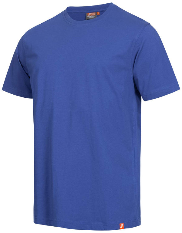 Nitras Motion TEX Light Arbeits-T-Shirt - Kurzarm-Hemd aus 100% Baumwolle - für die Arbeit - Blau - 3XL