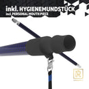 Carbon Mundstück Shisha 40 cm King Blue mit Schwarz Shisha Mundstück Hygiene - Premium Shisha Zubehör