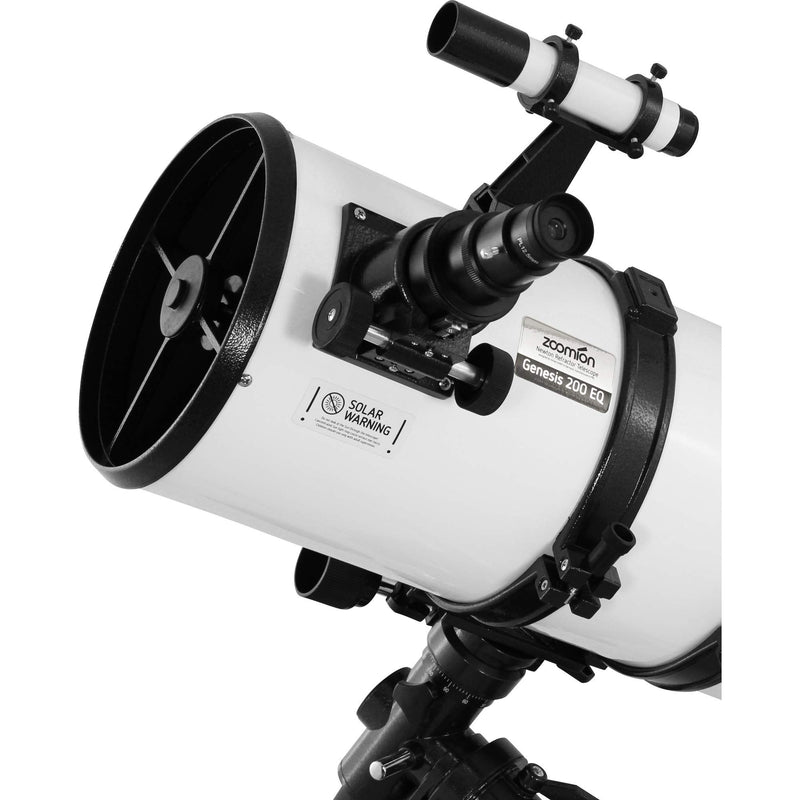 Zoomion Genesis 200/800 EQ-4 Spiegelteleskop für Jugendliche & Erwachsene - Astronomisches Teleskop Komplett-Set für den Einstieg in die Astronomie