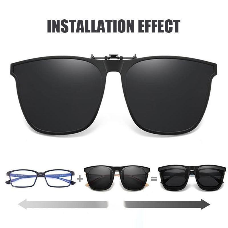 Rebolet | Neue polarisierte Clip-on-Klappsonnenbrille