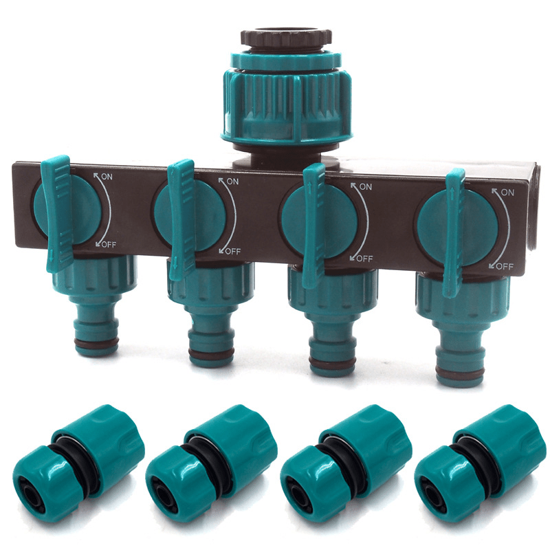 Rebolet | Weg Garten-Schlauchverteiler - Verstellbarer Wasserhahn-Adapter